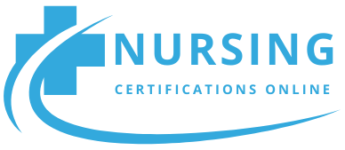 About Nursing Certifications Online Logo in NCO Blue